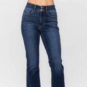 NWT Judy Blue HW Vintage Frayed Hem Bootcut - Size 11(30) style jb82568.